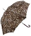 Paraguas Bisetti pieles marrón