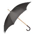 Paraguas macizo negro junco